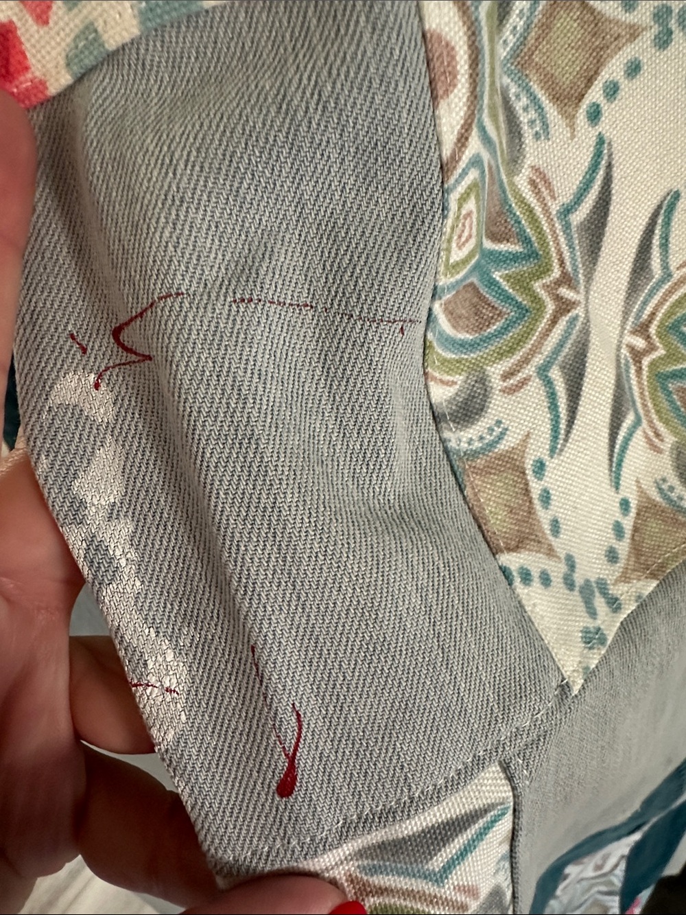 Patchwork Jumpsuit - Picture 9 of 16